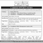 Sindh Bank Karachi Jobs 2024 Apply Online 