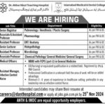 Dr. Akbar Niazi Teaching Hospital Jobs 2024 In Islamabad - Apply Now